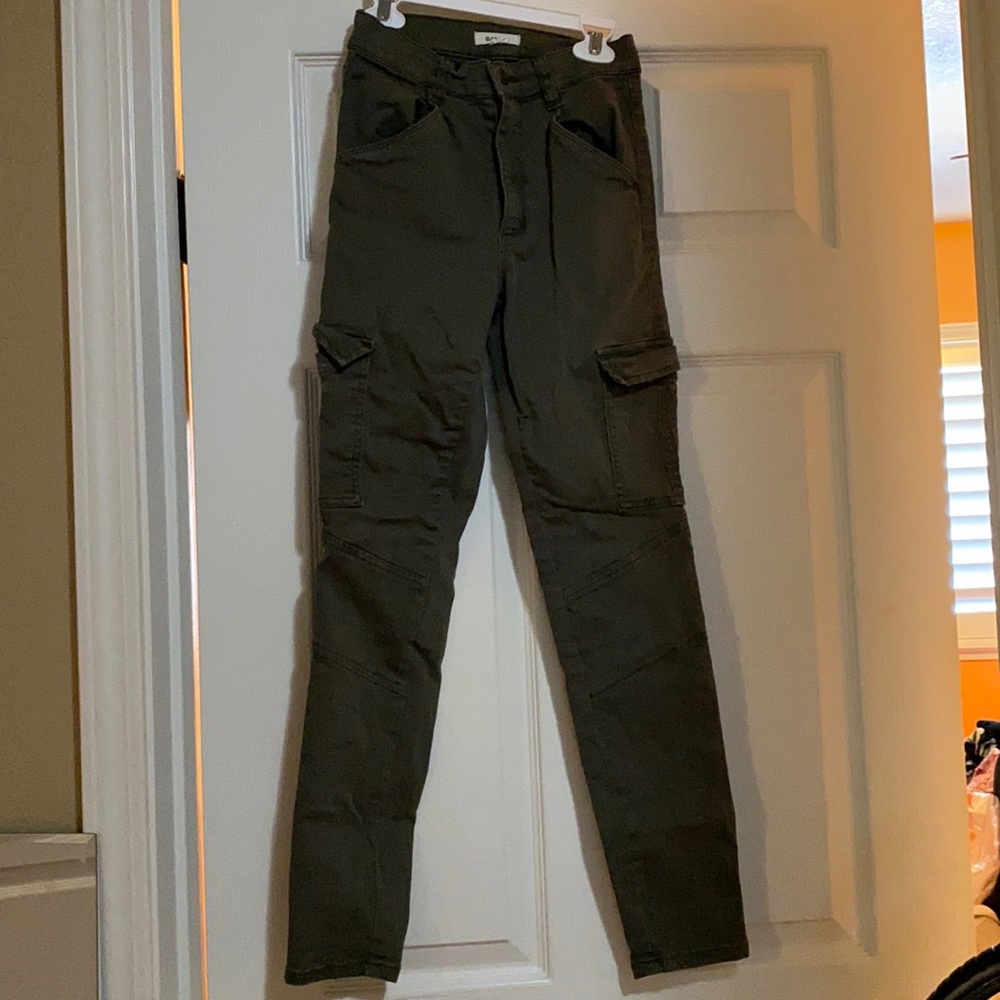 Garage green cargo pants